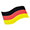 German Flag Car Magnet